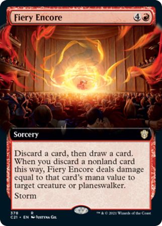 Fiery Encore 378 - Extended Art Commander 2021
