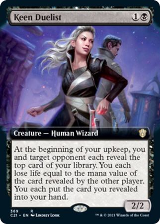Keen Duelist 369 - Extended Art Commander 2021