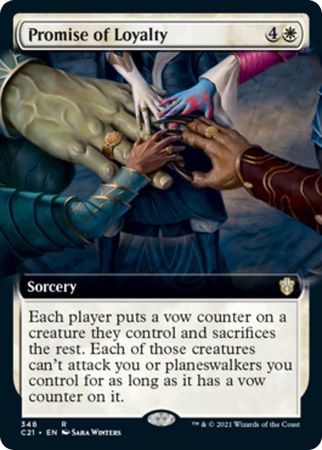 Promise of Loyalty 348 - Extended Art Commander 2021