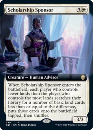 Scholarship Sponsor 349 - Extended Art Commander 2021