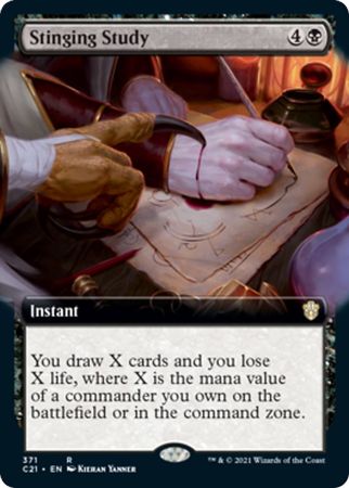 Stinging Study 371 - Extended Art Commander 2021