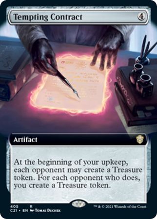 Tempting Contract 405 - Extended Art Commander 2021