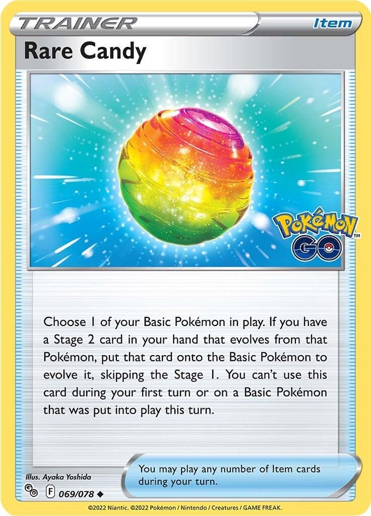 Rare Candy - 069/078 - Uncommon Pokemon Go