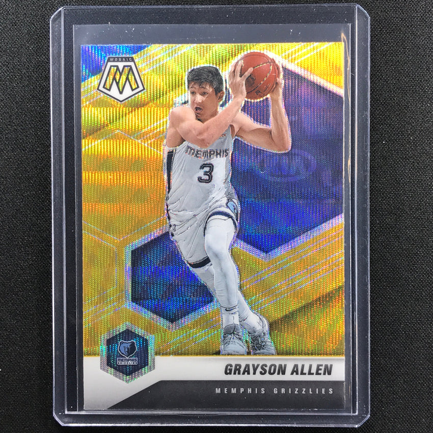 2020-21 Mosaic Grayson Allen Gold Wave Sp No 17