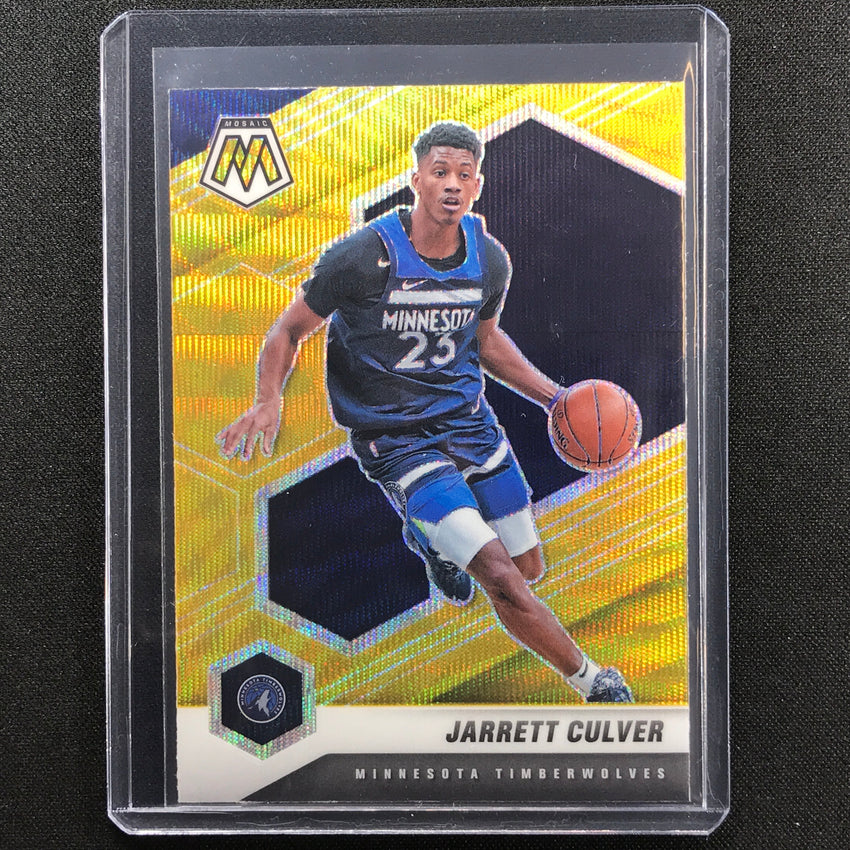 2020-21 Mosaic Jarrett Culver Gold Wave Sp No 176