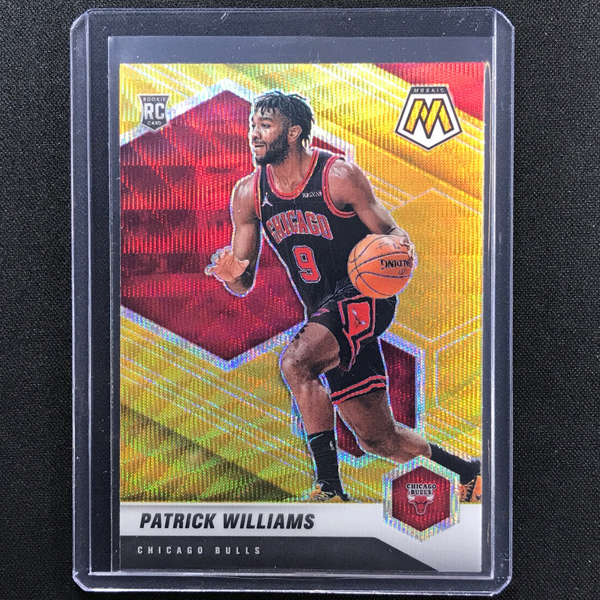 2020-21 Mosaic PATRICK WILLIAMS Rookie Gold Wave SP #206