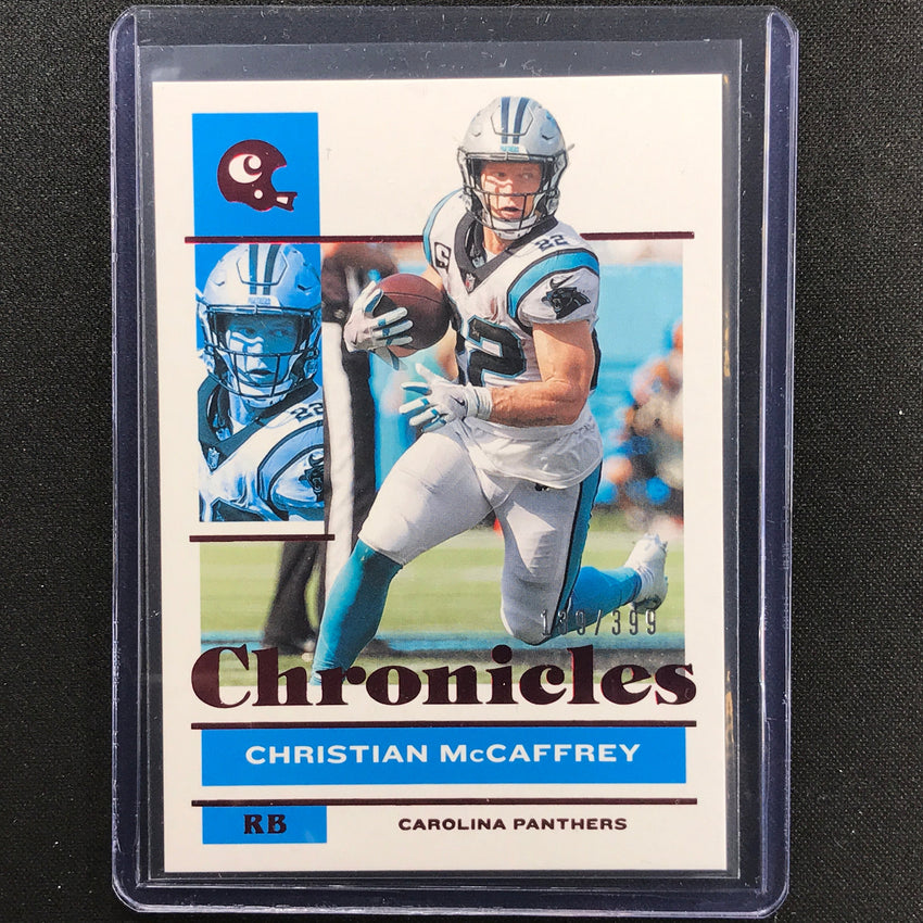 2021 Chronicles Christian Mccaffrey Chronicles Base Set Red 139/399