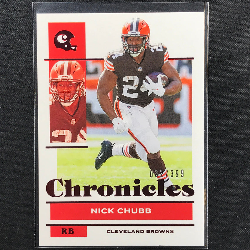 2021 Chronicles Nick Chubb Chronicles Base Set Red 32/399