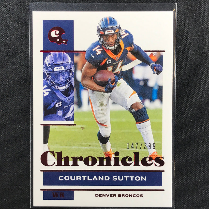 2021 Chronicles Courtland Sutton Chronicles Base Set Red 147/399