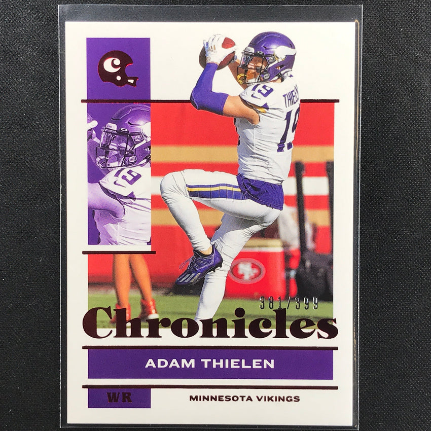 2021 Chronicles Adam Thielen Chronicles Base Set Red 381/399