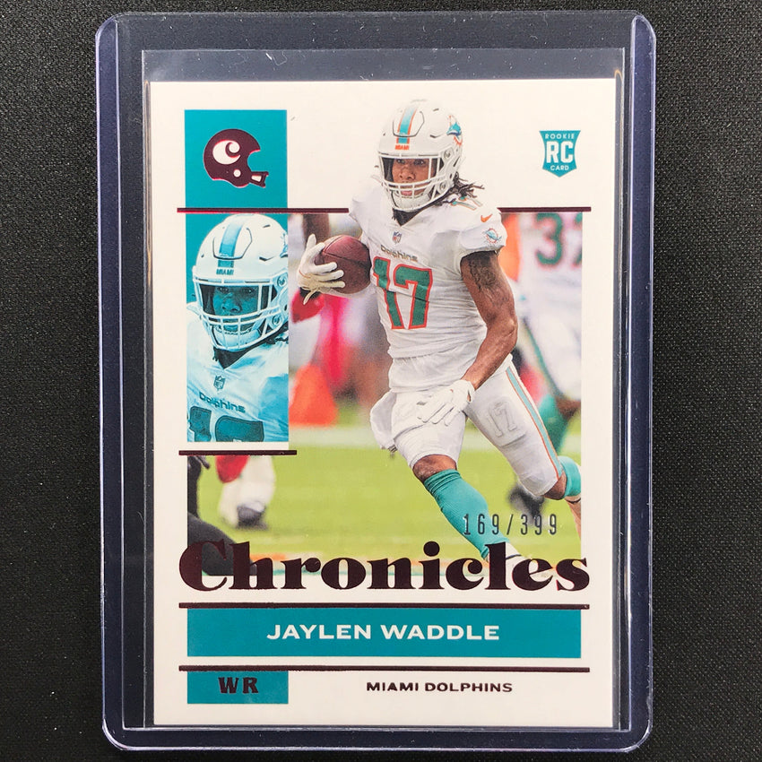 2021 Chronicles Jaylen Waddle Rookie Chronicles Base Set Red 169/399