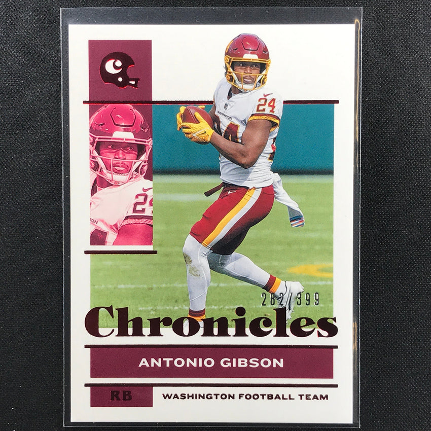 2021 Chronicles Antonio Gibson Chronicles Base Set Red 282/399