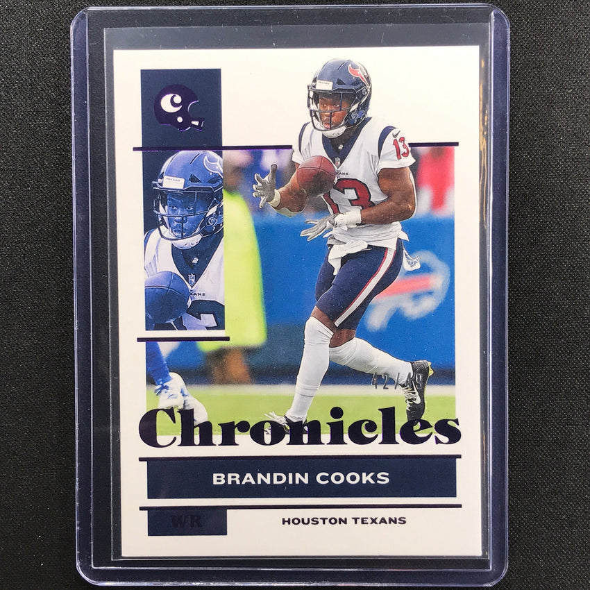 2021 Chronicles Brandin Cooks Chronicles Base Set Purple 42/49