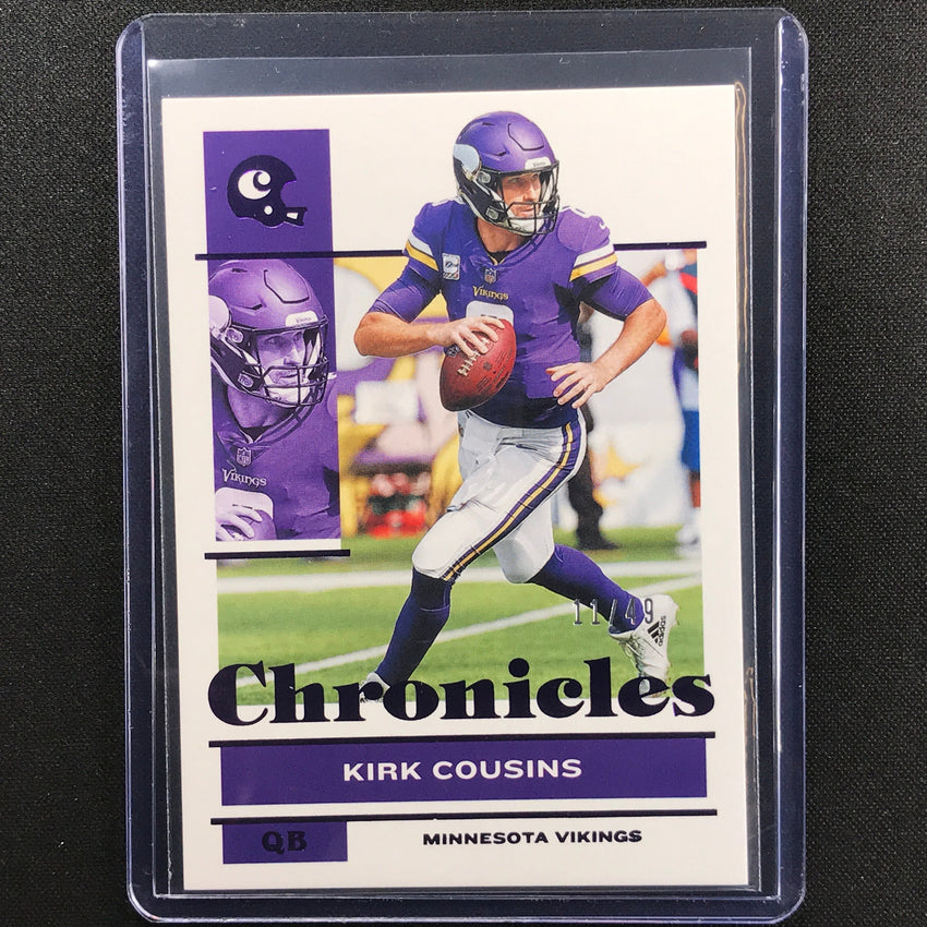 2021 Chronicles Kirk Cousins Chronicles Base Set Purple 11/49