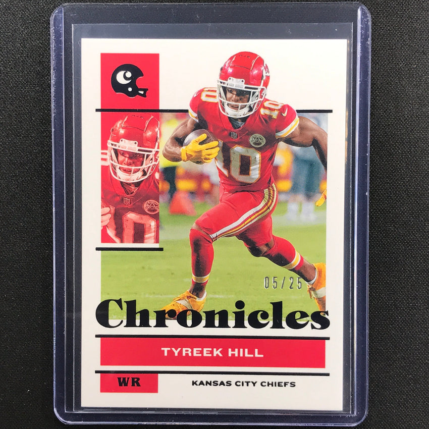 2021 Chronicles Tyreek Hill Chronicles Base Set Black 5/25
