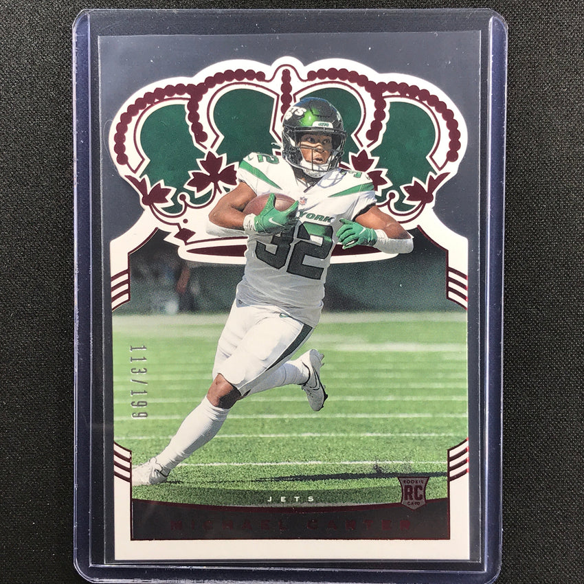 2021 Chronicles Michael Carter Crown Royale Rookie Red 113/199