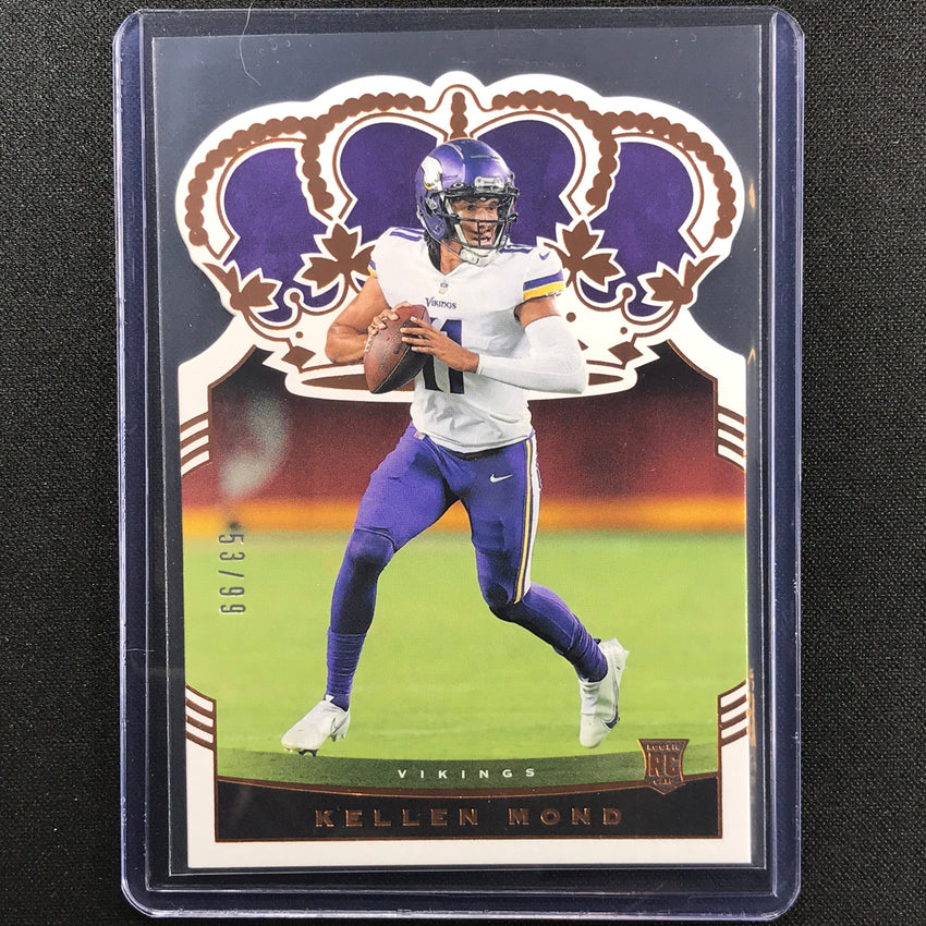 2021 Chronicles Kellen Mond Crown Royale Rookie Bronze 53/99