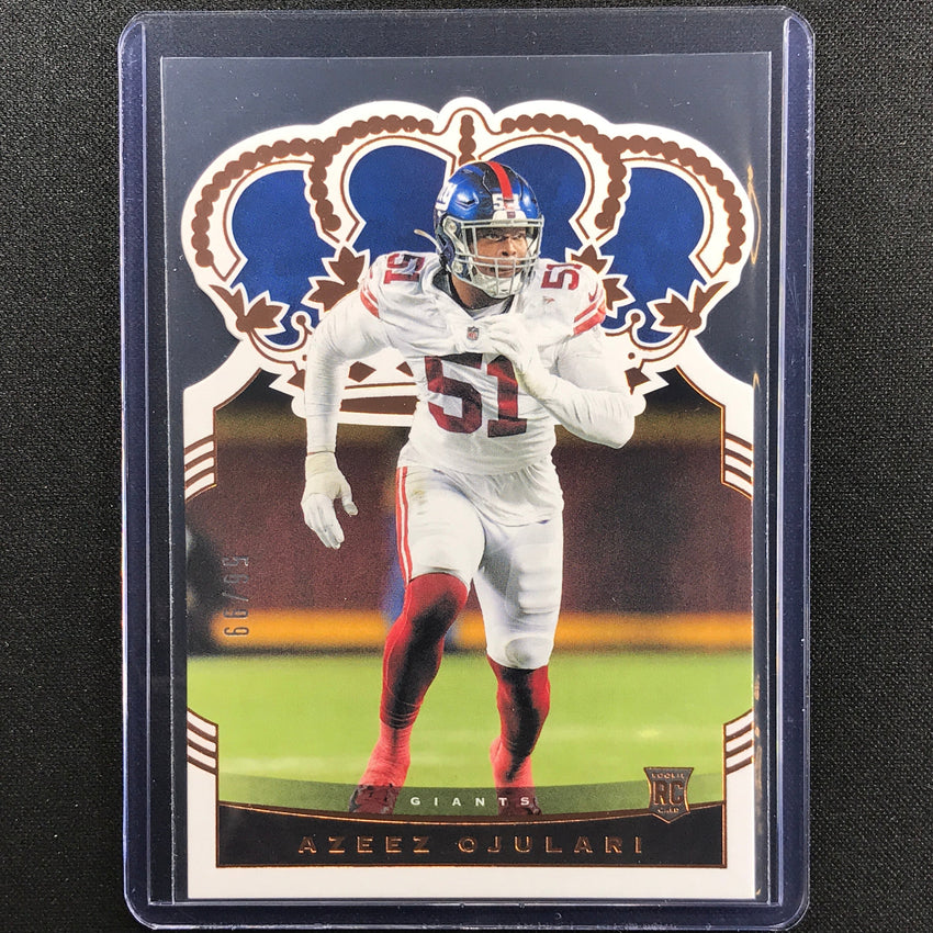 2021 Chronicles Azeez Ojulari Crown Royale Rookie Bronze 55/99