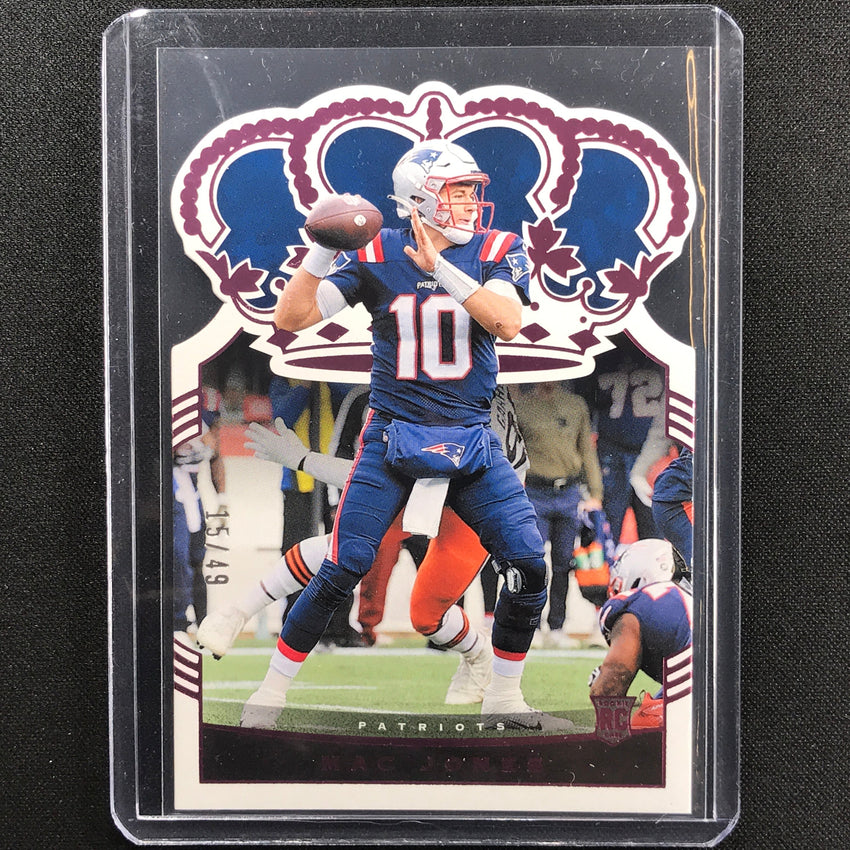 2021 Chronicles Mac Jones Crown Royale Rookie Pink 15/49