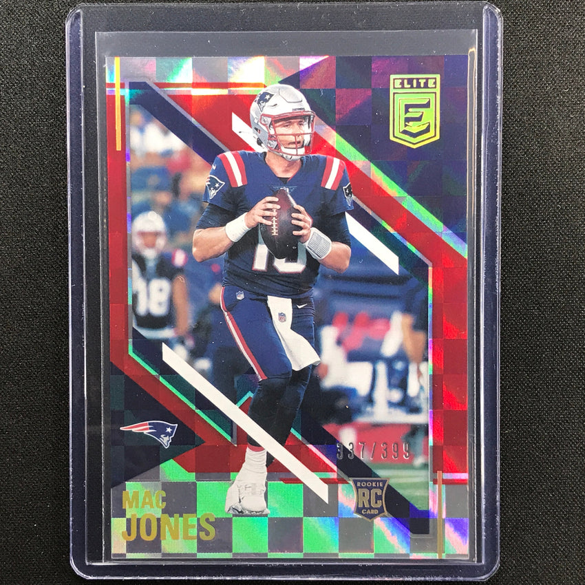 2021 Chronicles Mac Jones Donruss Elite Rookie Red 337/399