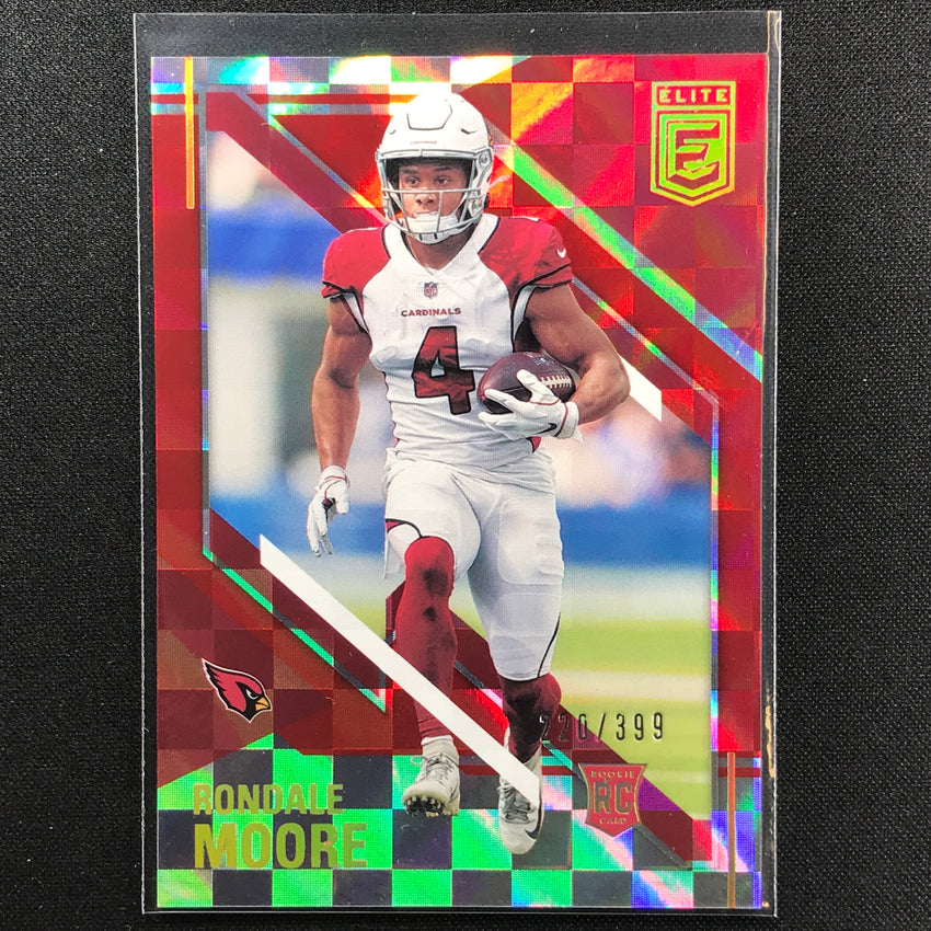 2021 Chronicles Rondale Moore Donruss Elite Rookie Red 220/399
