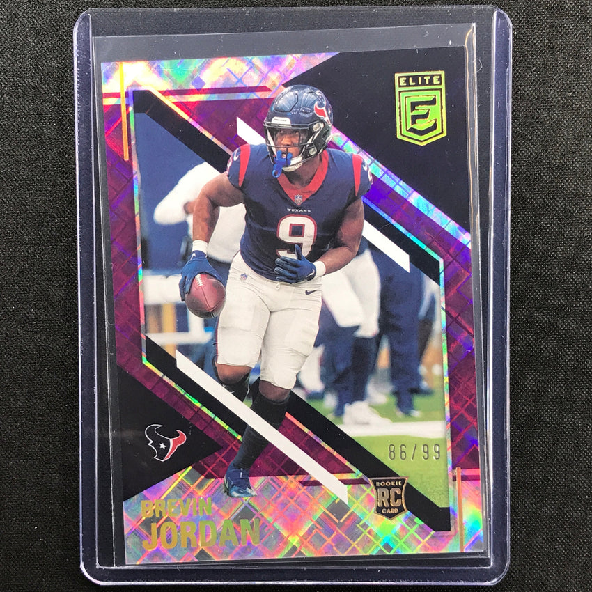 2021 Chronicles Brevin Jordan Donruss Elite Rookie Purple 86/99