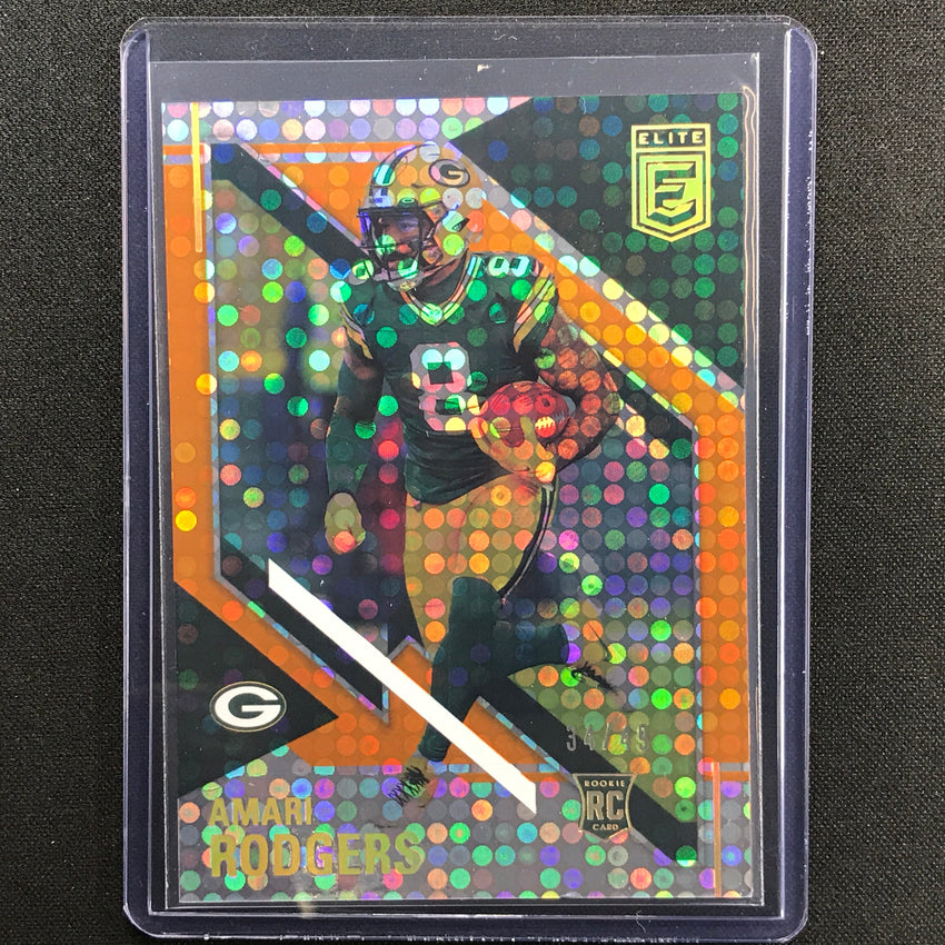 2021 Chronicles Amari Rodgers Donruss Elite Rookie Orange 34/49
