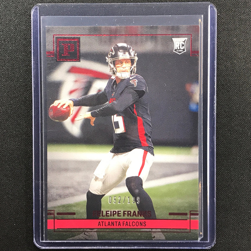 2021 Chronicles Feleipe Franks Panini Base Set Rookie Red 52/199