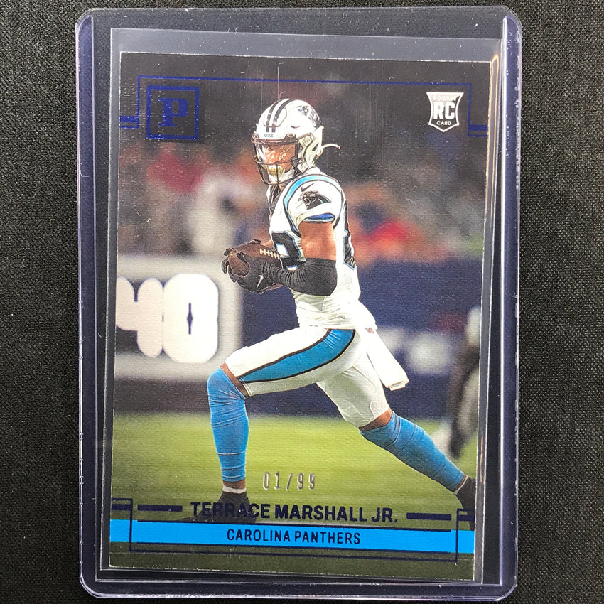 2021 Chronicles Terrace Marshall Jr. Panini Base Set Rookie Blue 1/99