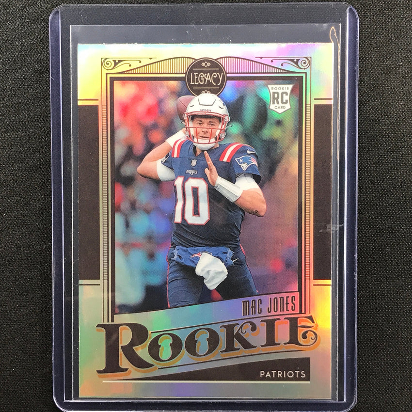 2021 Chronicles Mac Jones Legacy Update Rookie Silver Prizm No 218