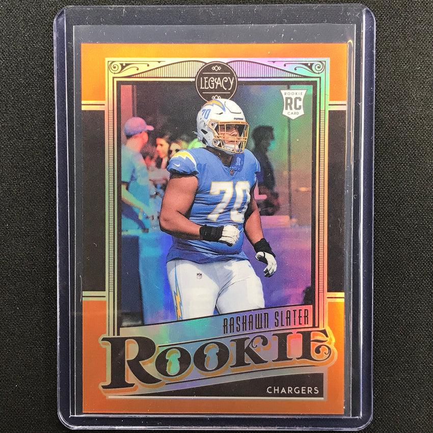 2021 Chronicles Rashawn Slater Legacy Update Rookie Orange 43/75