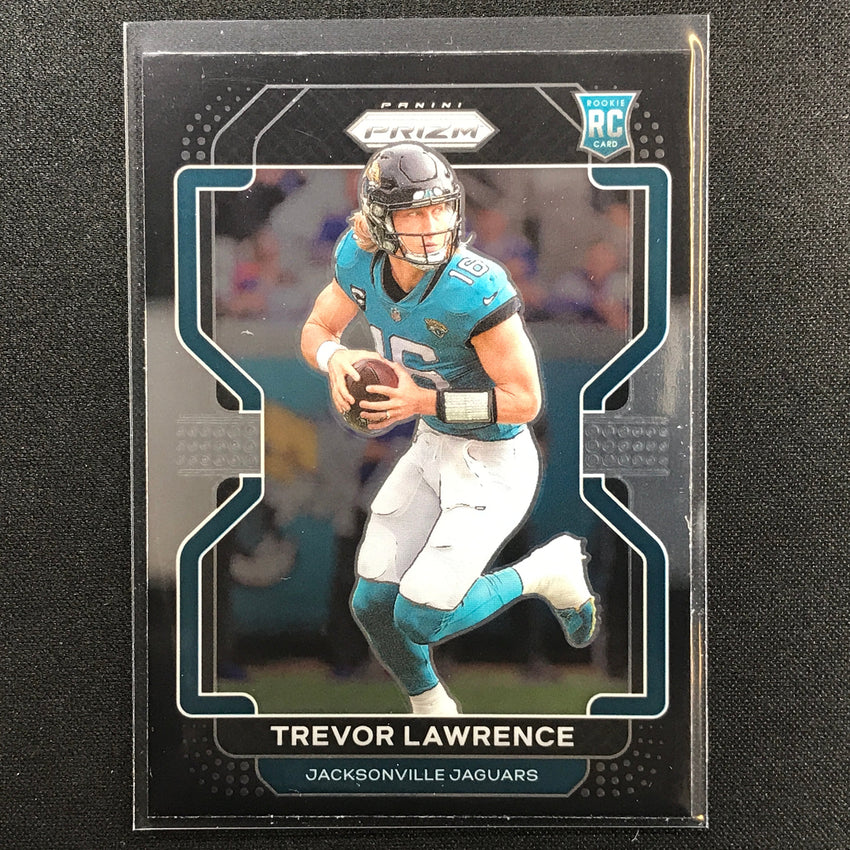 2021 Chronicles Trevor Lawrence Prizm Black Rookie Base No 1