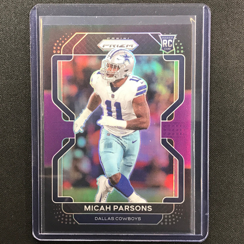2021 Chronicles Micah Parsons Prizm Black Rookie Purple 128/199