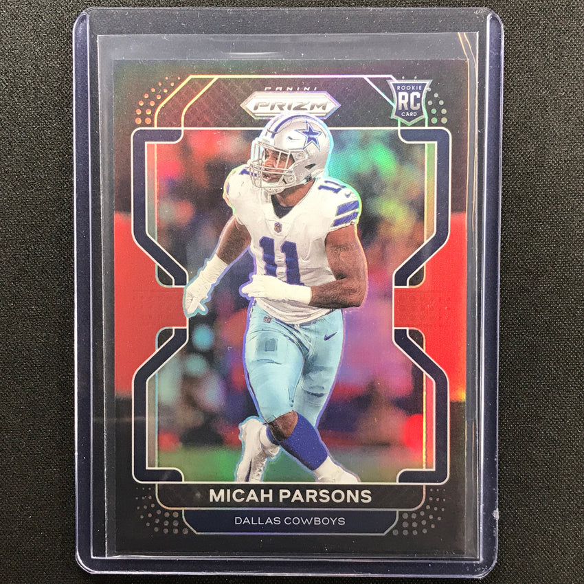 2021 Chronicles Micah Parsons Prizm Black Rookie Red 88/99