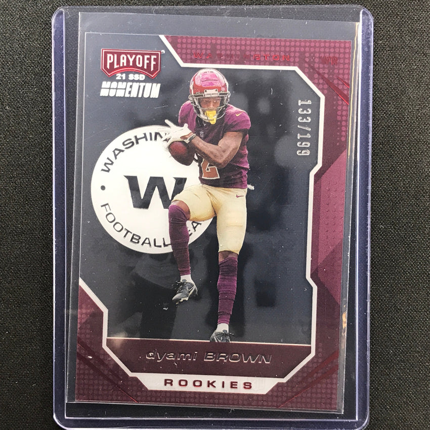 2021 Chronicles Dyami Brown Playoff Momentum Rookie Red 133/199