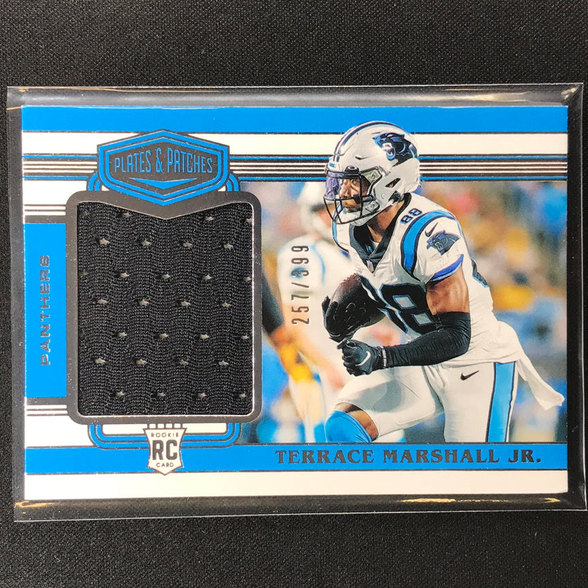 2021 Chronicles Terrace Marshall Jr. Plates And Patches Rookie Jersey 257/399