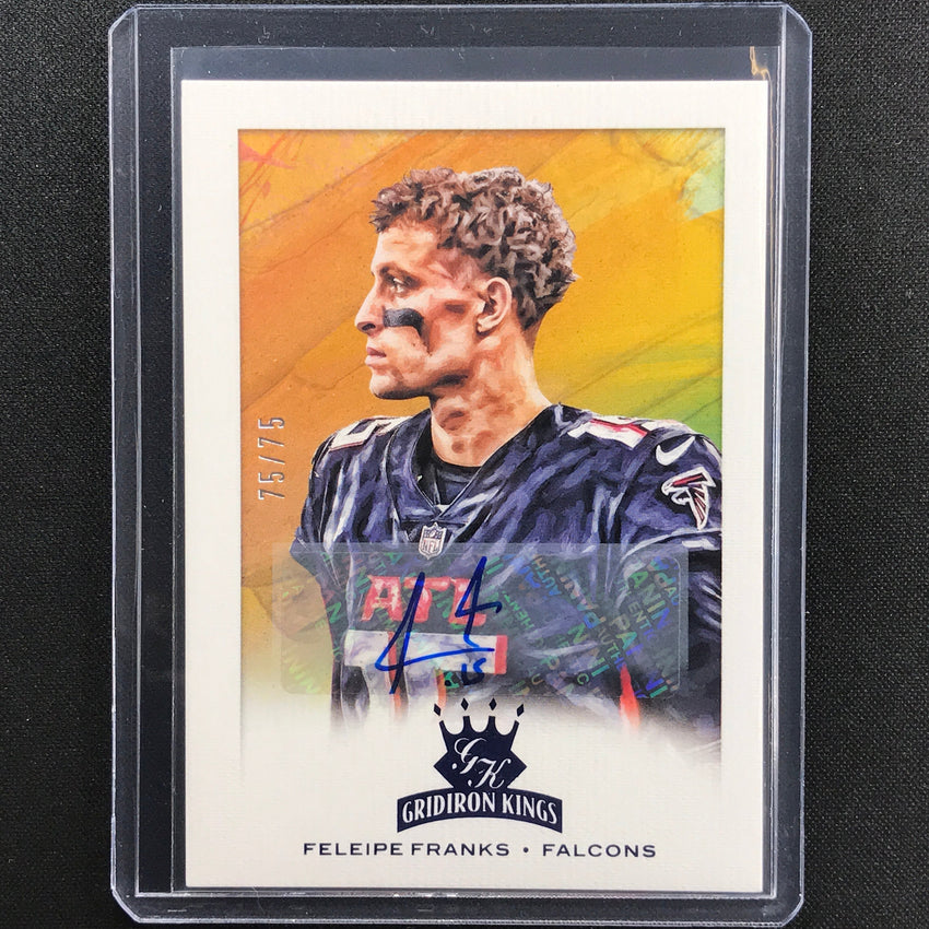2021 Chronicles Feleipe Franks Gridiron Kings Rookie Auto Blue 75/75