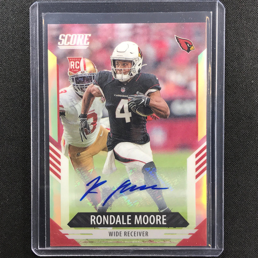 2021 Chronicles Rondale Moore Score Update Rookie Auto Silver 5/75