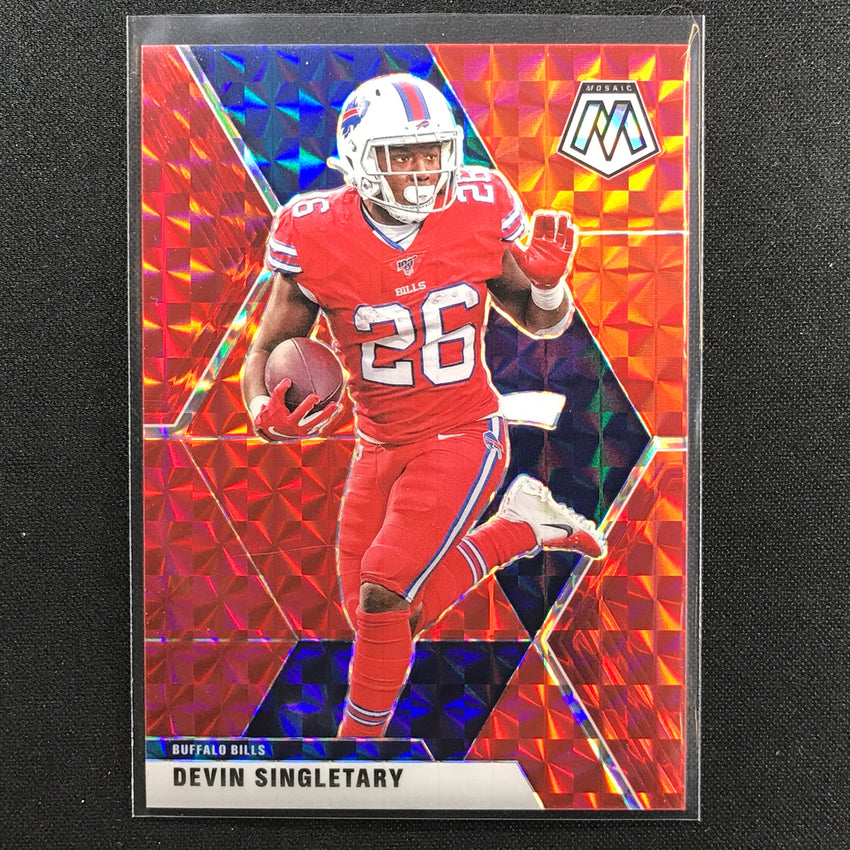 2020 Mosaic Devin Singletary Choice Fusion Red 61/80