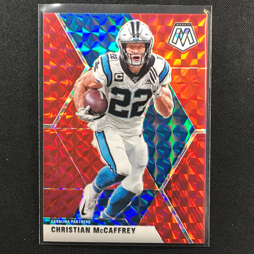 2020 Mosaic Christian Mccaffrey Choice Fusion Red 7/80