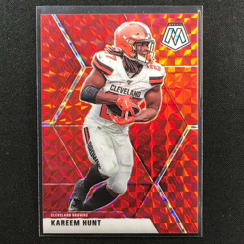 2020 Mosaic Kareem Hunt Choice Fusion Red 79/80