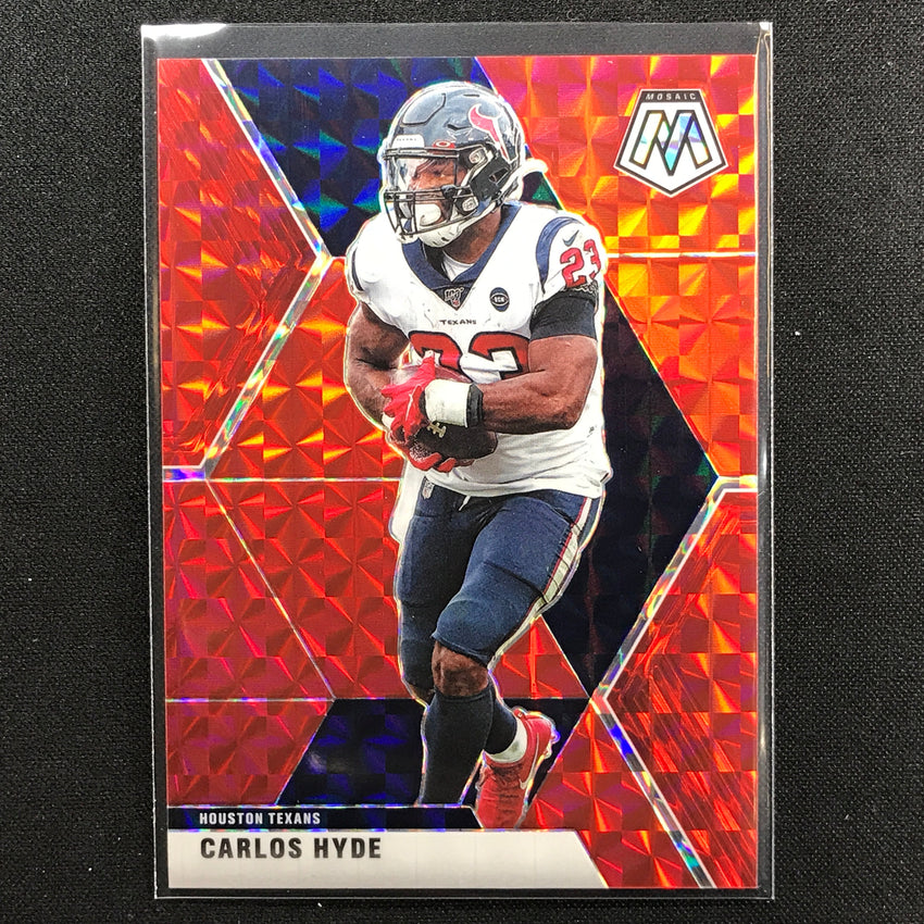 2020 Mosaic Carlos Hyde Choice Fusion Red 25/80