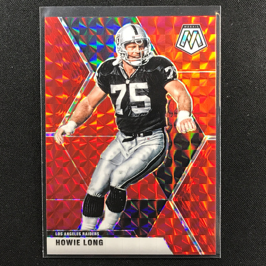 2020 Mosaic Howie Long Choice Fusion Red 8/80