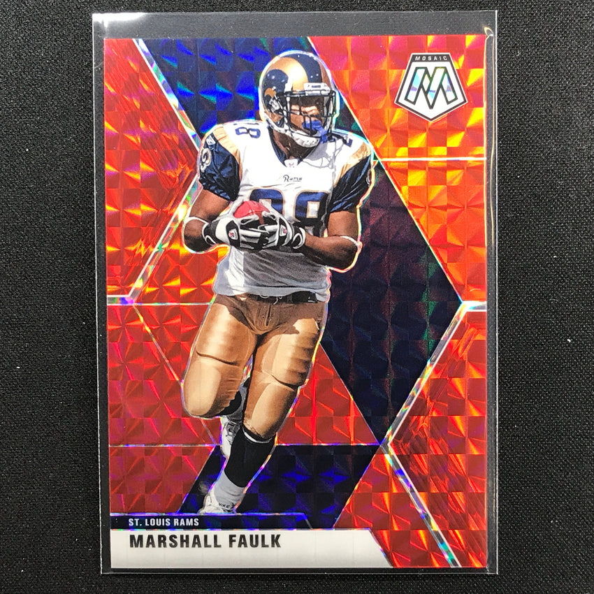 2020 Mosaic Marshall Faulk Choice Fusion Red 19/80