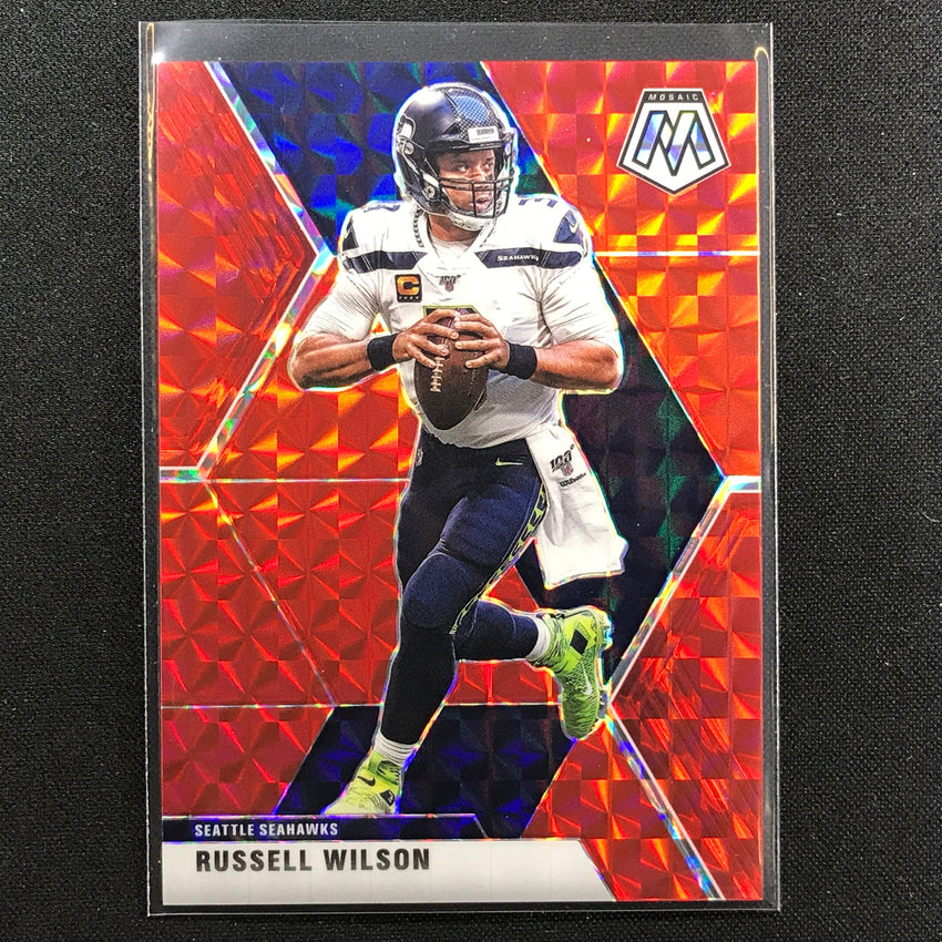 2020 Mosaic Russell Wilson Choice Fusion Red 52/80