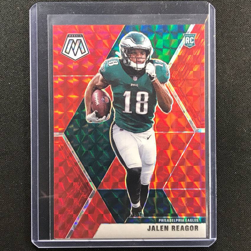 2020 Mosaic Jalen Reagor Choice Rookie Fusion Red 11/80