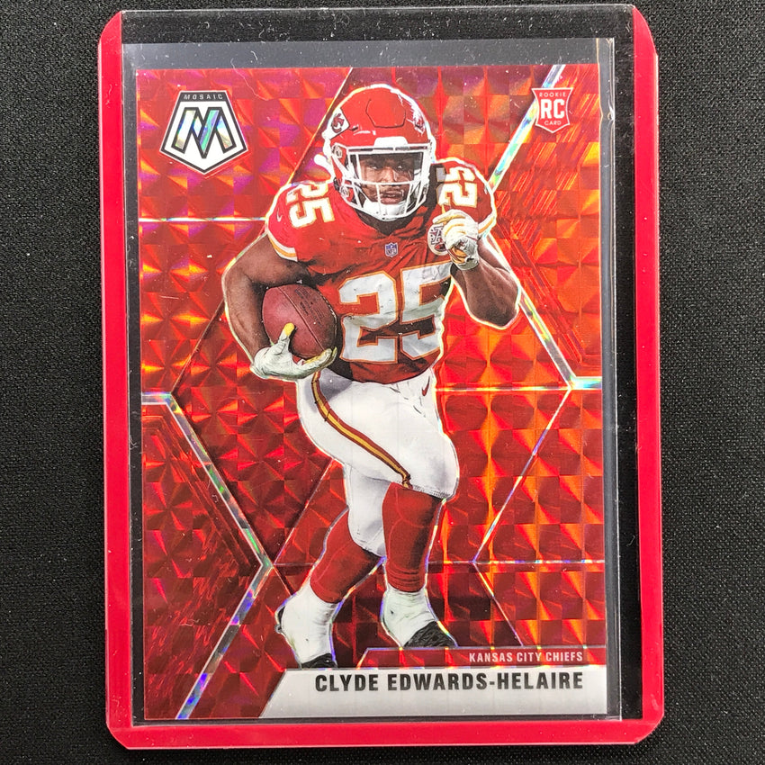 2020 Mosaic Clyde Edwards-helaire Choice Rookie Fusion Red 41/80