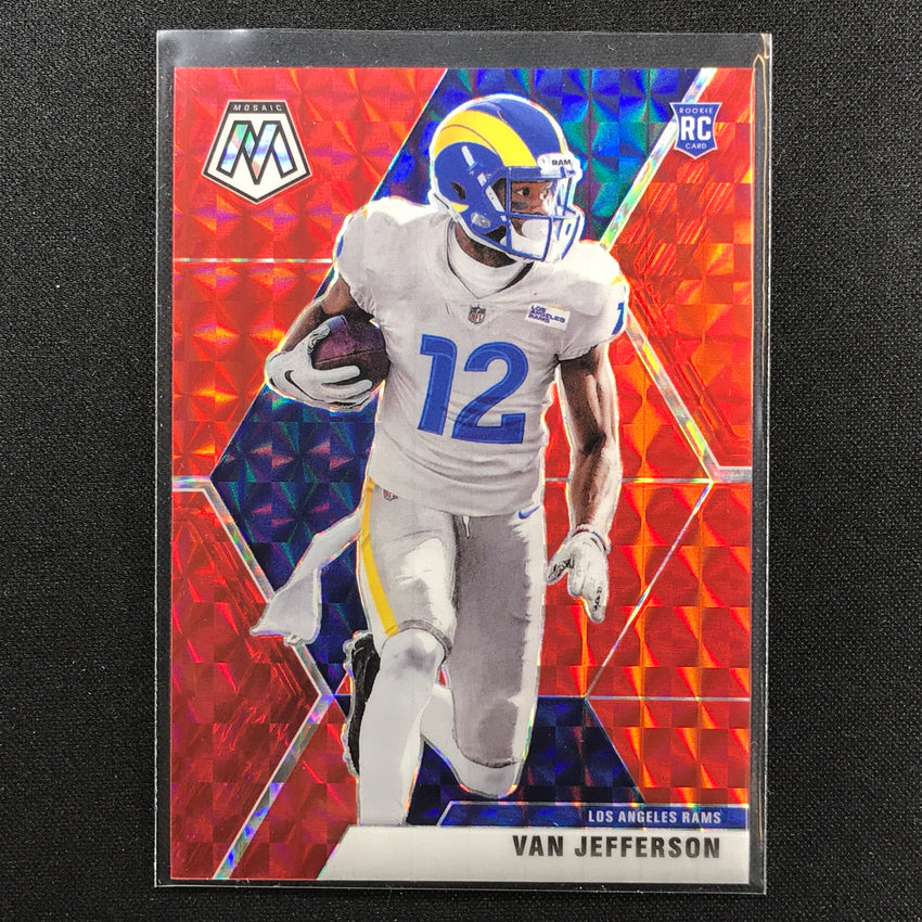 2020 Mosaic Van Jefferson Choice Rookie Fusion Red 43/80