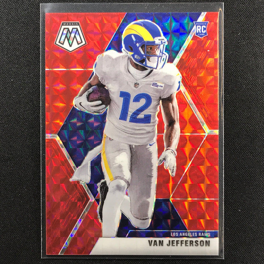 2020 Mosaic Van Jefferson Choice Rookie Fusion Red 78/80