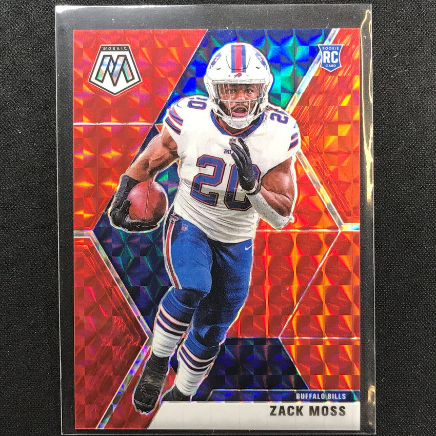 2020 Mosaic Zack Moss Choice Rookie Fusion Red 17/80